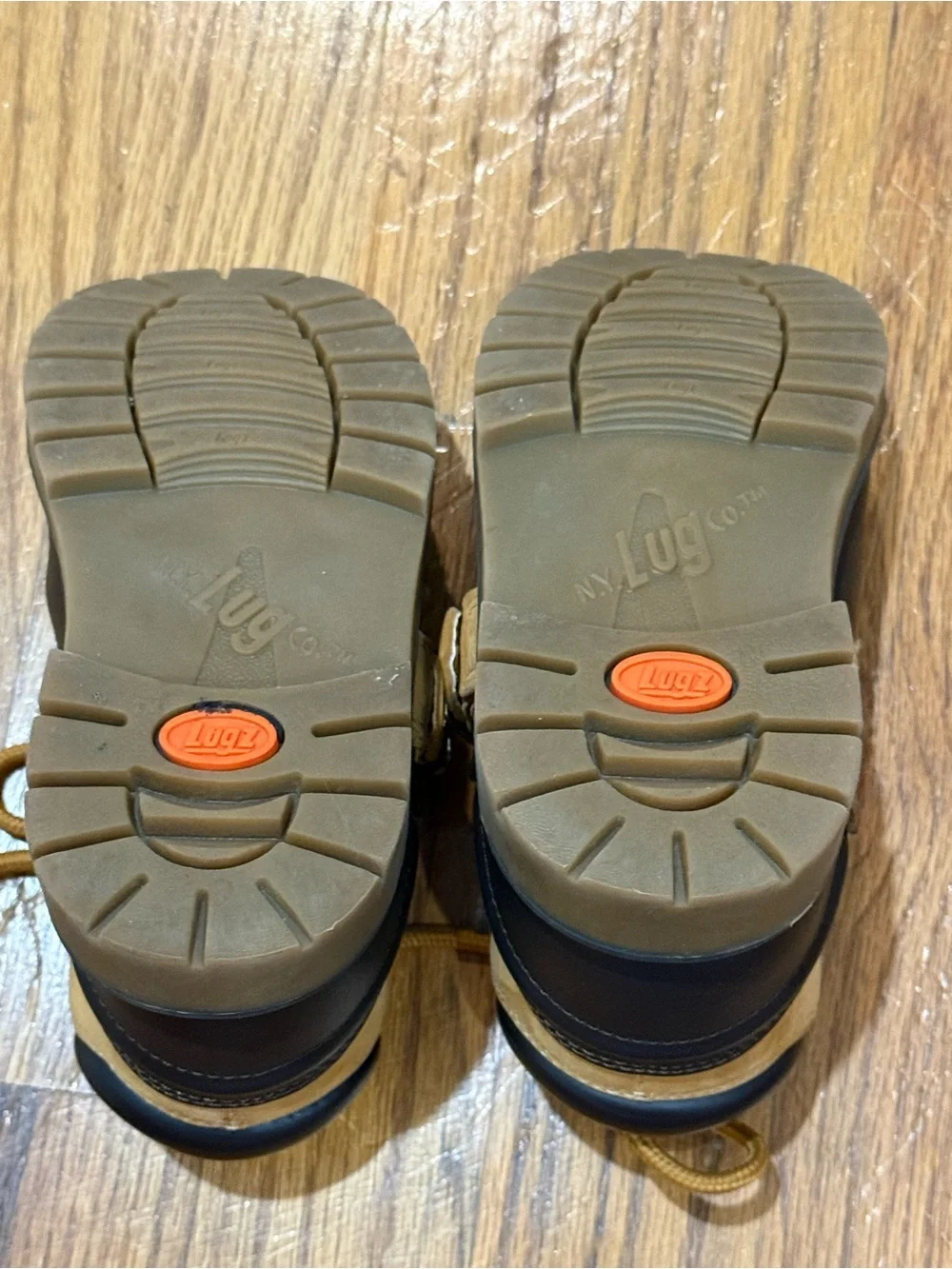 Lugz Kids Navy and Tan Rugged Duck Boots